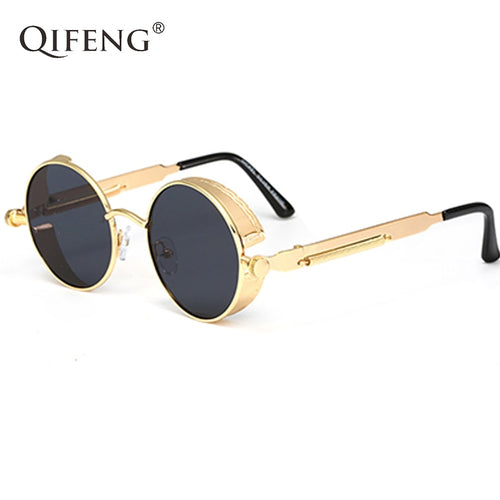 QIFENG Steampunk Goggles Sunglasses