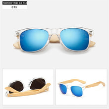 Load image into Gallery viewer, XaYbZc Bamboo Sunglasses for Men Women