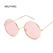 Load image into Gallery viewer, 2019 Retro Round Pink Sunglasses Women