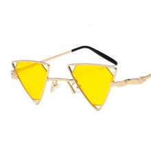 Load image into Gallery viewer, COOLSIR Vintage Punk Triangle Sunglasses Women Men